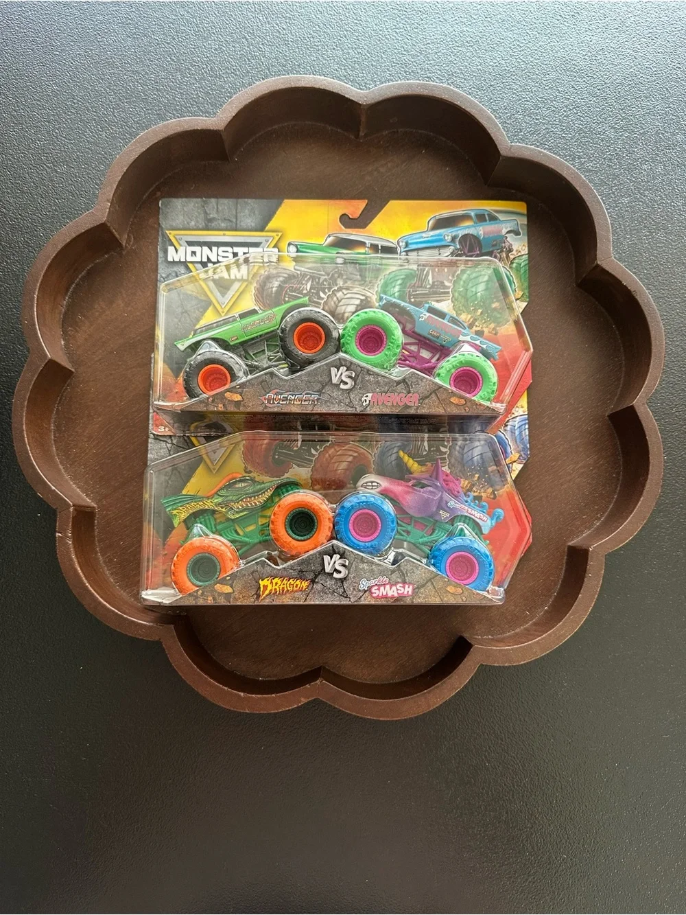 Monster Jam 2-Pack Monster Trucks Bundle of 4